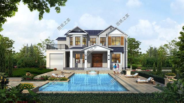 農(nóng)村復(fù)式二層別墅設(shè)計(jì)圖，圖紙簡(jiǎn)單老爸都能看得懂，看完收藏了