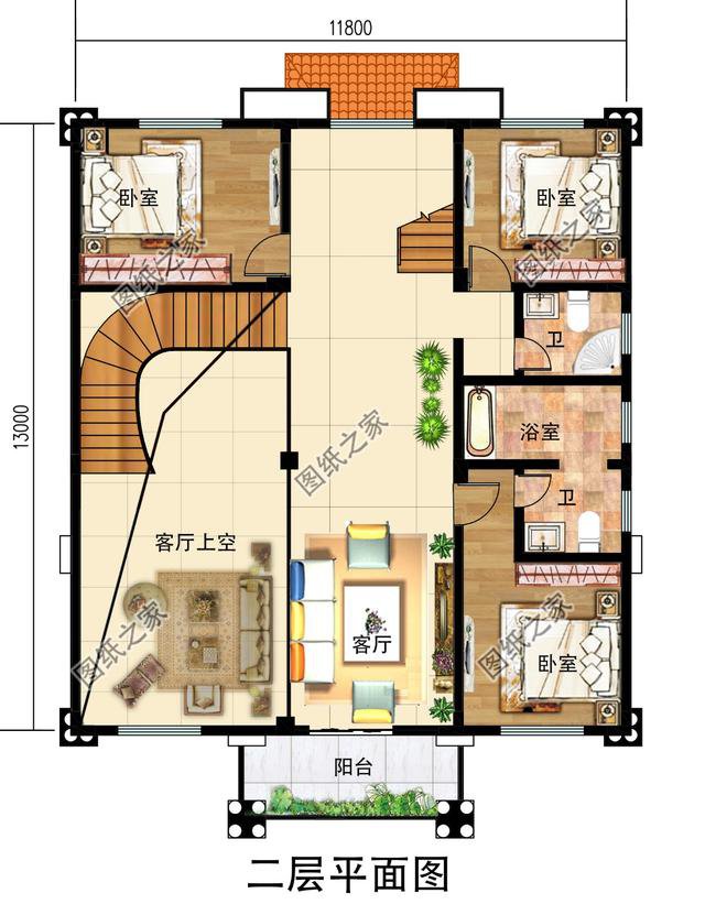 鄉(xiāng)村160平米自建房，這幾套戶型方正外觀大氣就很好