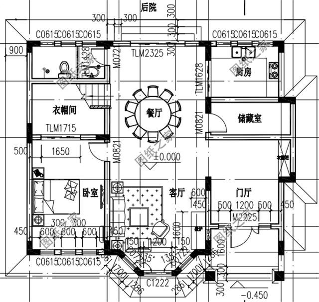 鄉(xiāng)下二層建房110平米別墅戶型圖，造價不到30萬，非常接地氣