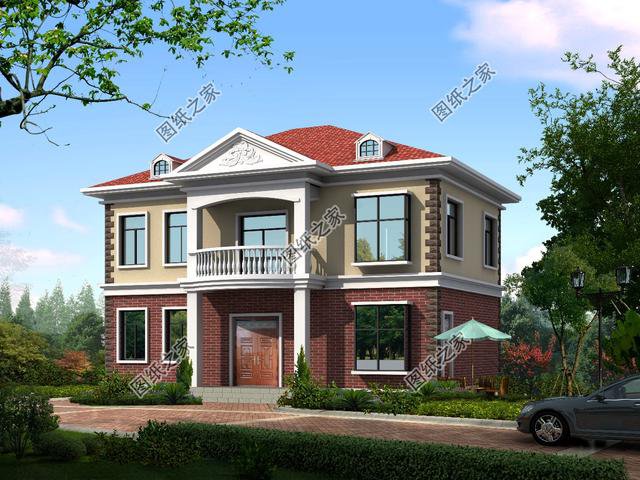 鄉(xiāng)下二層建房110平米別墅戶型圖，造價不到30萬，非常接地氣