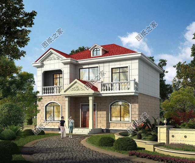 鄉(xiāng)下二層建房110平米別墅戶型圖，造價不到30萬，非常接地氣