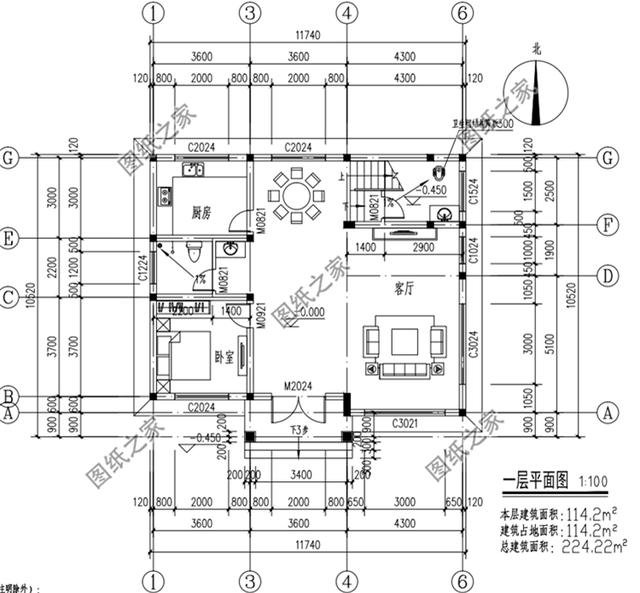 占地120平最合理戶型圖，農(nóng)村最搶手的別墅，這樣的布局真的少見
