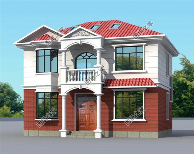 農(nóng)村10×8米房子設(shè)計(jì)圖，戶(hù)型雖小，但絲毫不影響它的美觀