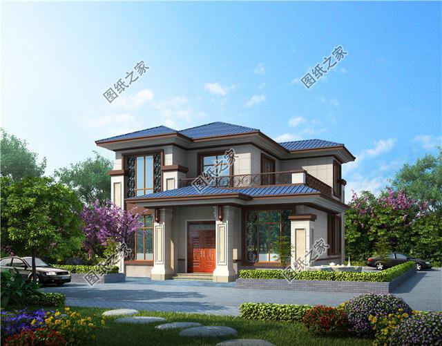 農(nóng)村10×8米房子設(shè)計(jì)圖，戶(hù)型雖小，但絲毫不影響它的美觀