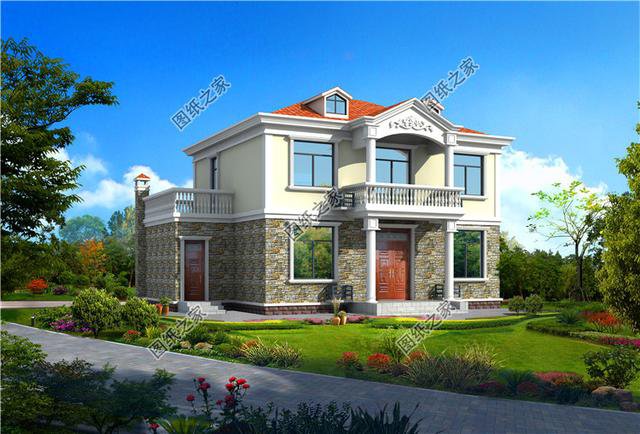 農(nóng)村二層自建房設(shè)計圖，經(jīng)濟漂亮，看完這三款誰還會在城里買房