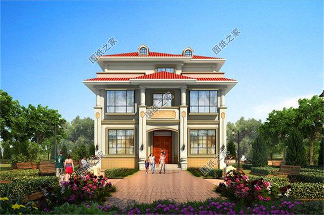 農(nóng)村兩層半別墅設(shè)計圖，最高造價才32萬，建過的都說好