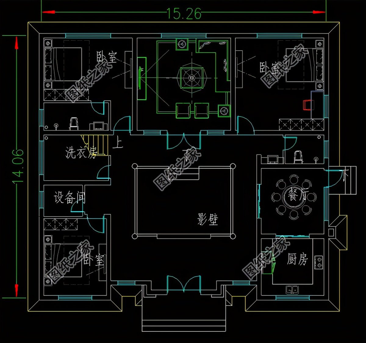 強(qiáng)烈推薦三款農(nóng)村四合院設(shè)計(jì)圖，這樣的別墅在農(nóng)村建一棟絕對(duì)有面子
