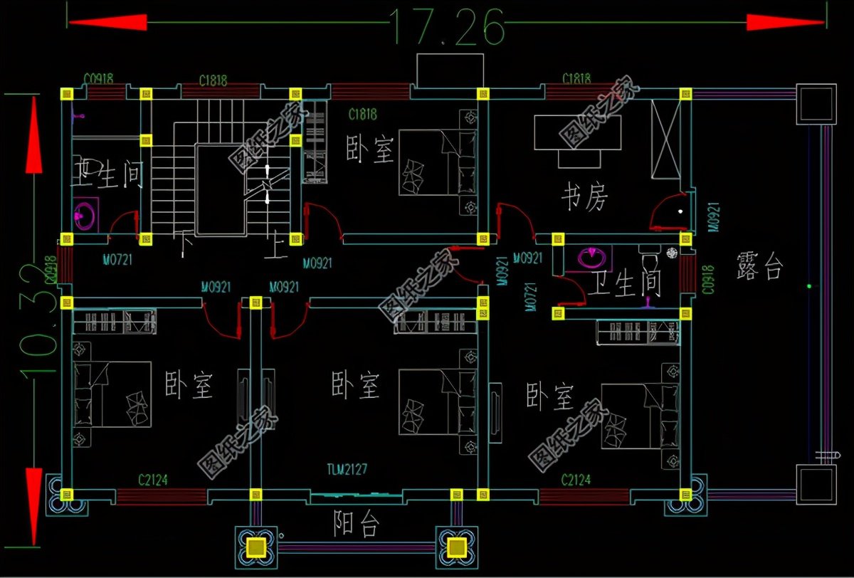 農(nóng)村帶車庫(kù)房子設(shè)計(jì)圖，建房沒(méi)車庫(kù)怎么行，趕快收了回家建一棟