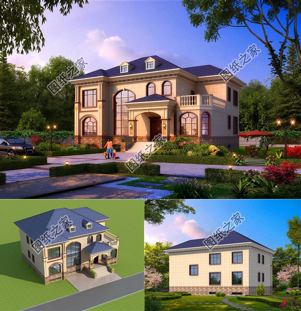 帶地下室二層樓設(shè)計圖，布局太實用了，朋友們還等什么呢