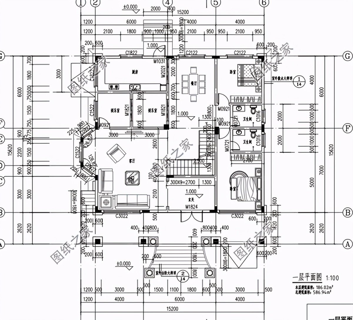 帶地下室二層樓設(shè)計圖，布局太實用了，朋友們還等什么呢