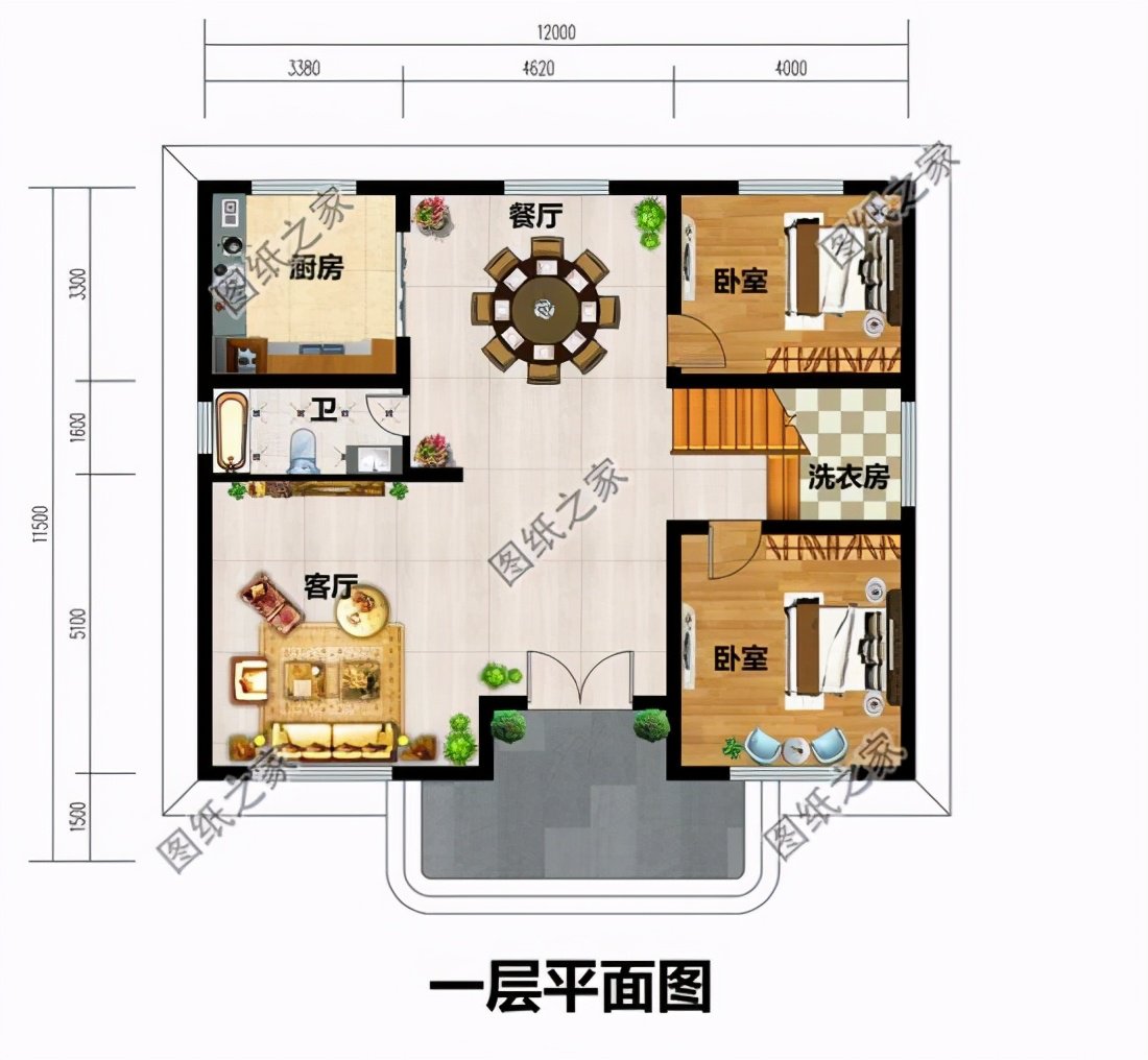 最受歡迎的戶型來啦，占地13x12米自建樓房設(shè)計(jì)圖，含全套施工圖