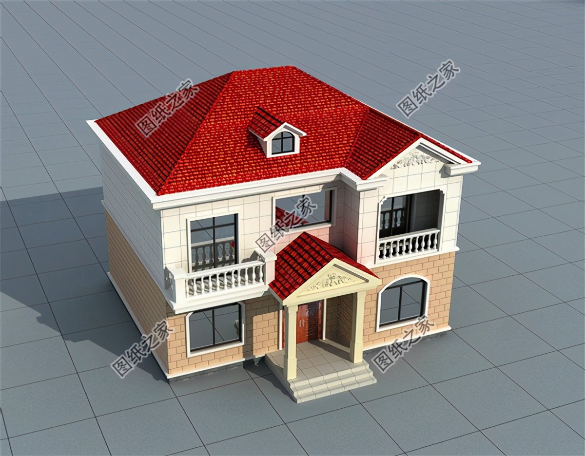 最新款二層別墅設(shè)計圖，回到農(nóng)村建房子，果然還是二層的最受喜愛