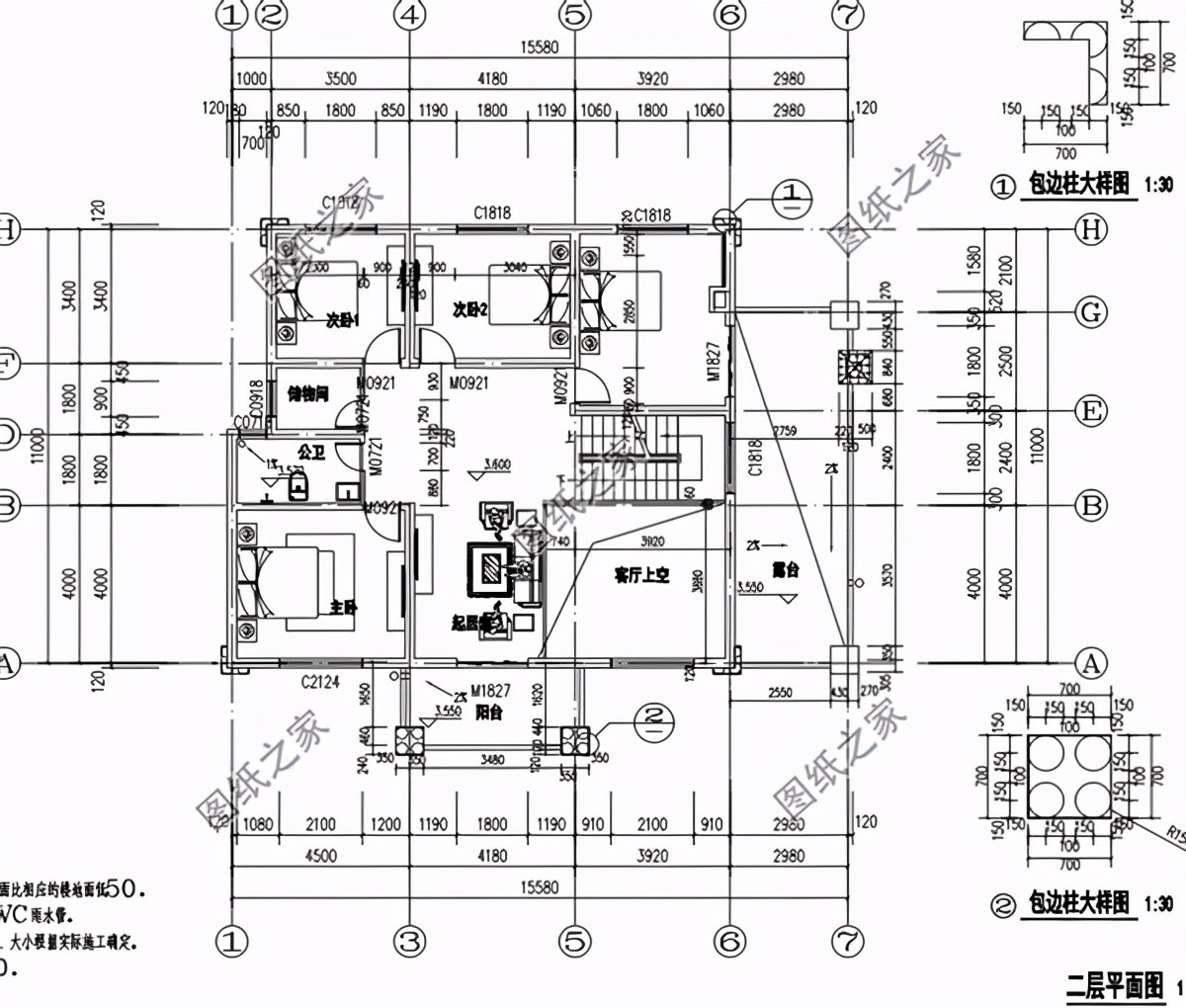 最新款二層別墅設(shè)計圖，回到農(nóng)村建房子，果然還是二層的最受喜愛