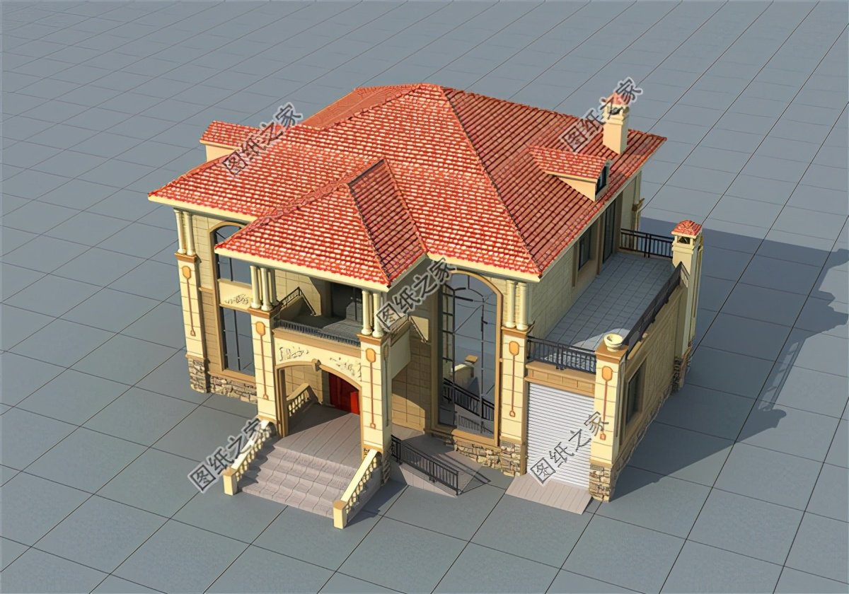 最新款二層別墅設(shè)計圖，回到農(nóng)村建房子，果然還是二層的最受喜愛