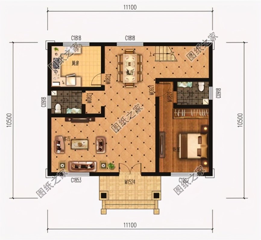 最新款二層別墅設(shè)計圖，回到農(nóng)村建房子，果然還是二層的最受喜愛