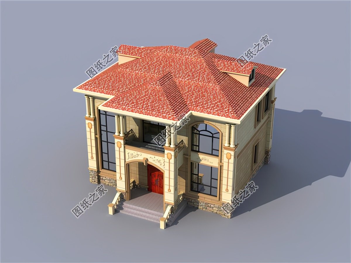 最新款二層別墅設(shè)計圖，回到農(nóng)村建房子，果然還是二層的最受喜愛