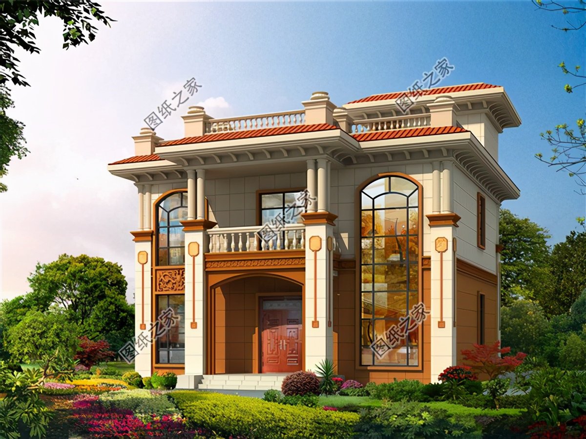 普通二層樓設(shè)計(jì)圖，戶型簡單造價(jià)低，看上哪款趕快收藏別錯(cuò)過