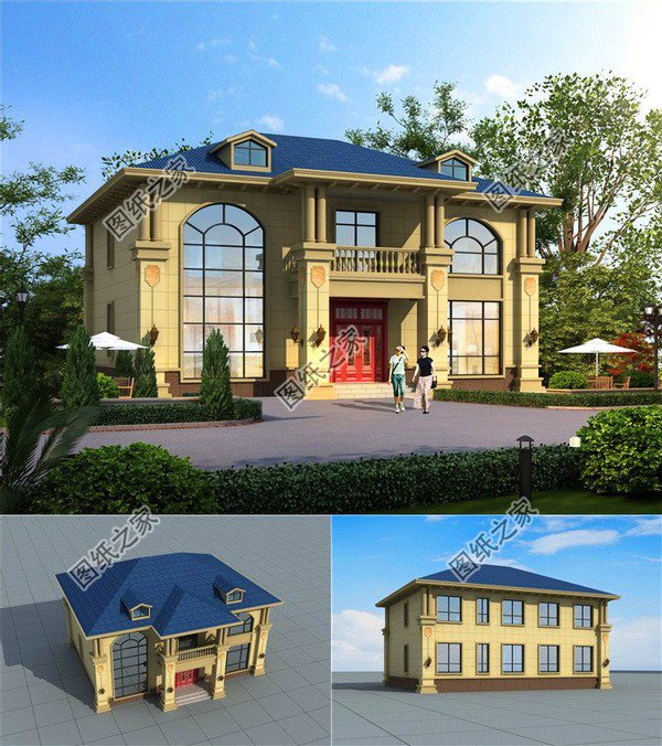 普通二層樓設(shè)計(jì)圖，戶型簡單造價(jià)低，看上哪款趕快收藏別錯(cuò)過