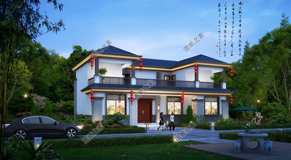 進(jìn)深9米的別墅，在農(nóng)村建的相當(dāng)火熱，顏值和布局挑不出毛病