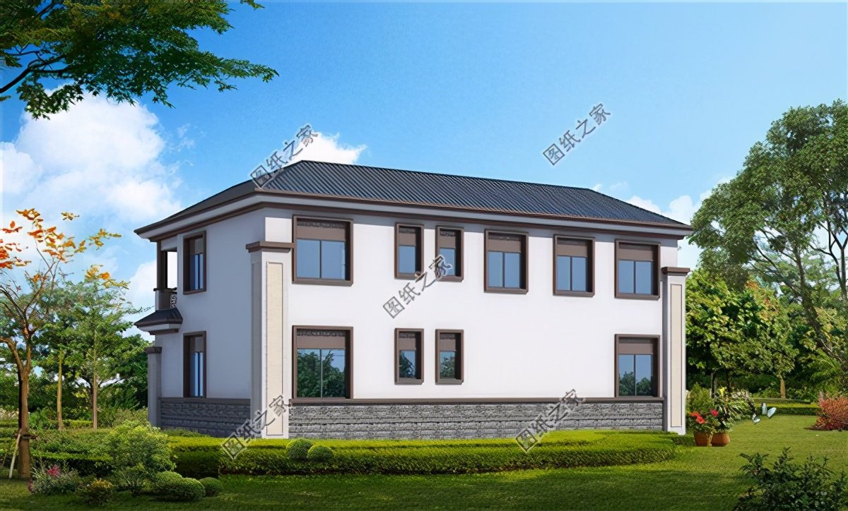 進(jìn)深9米的別墅，在農(nóng)村建的相當(dāng)火熱，顏值和布局挑不出毛病