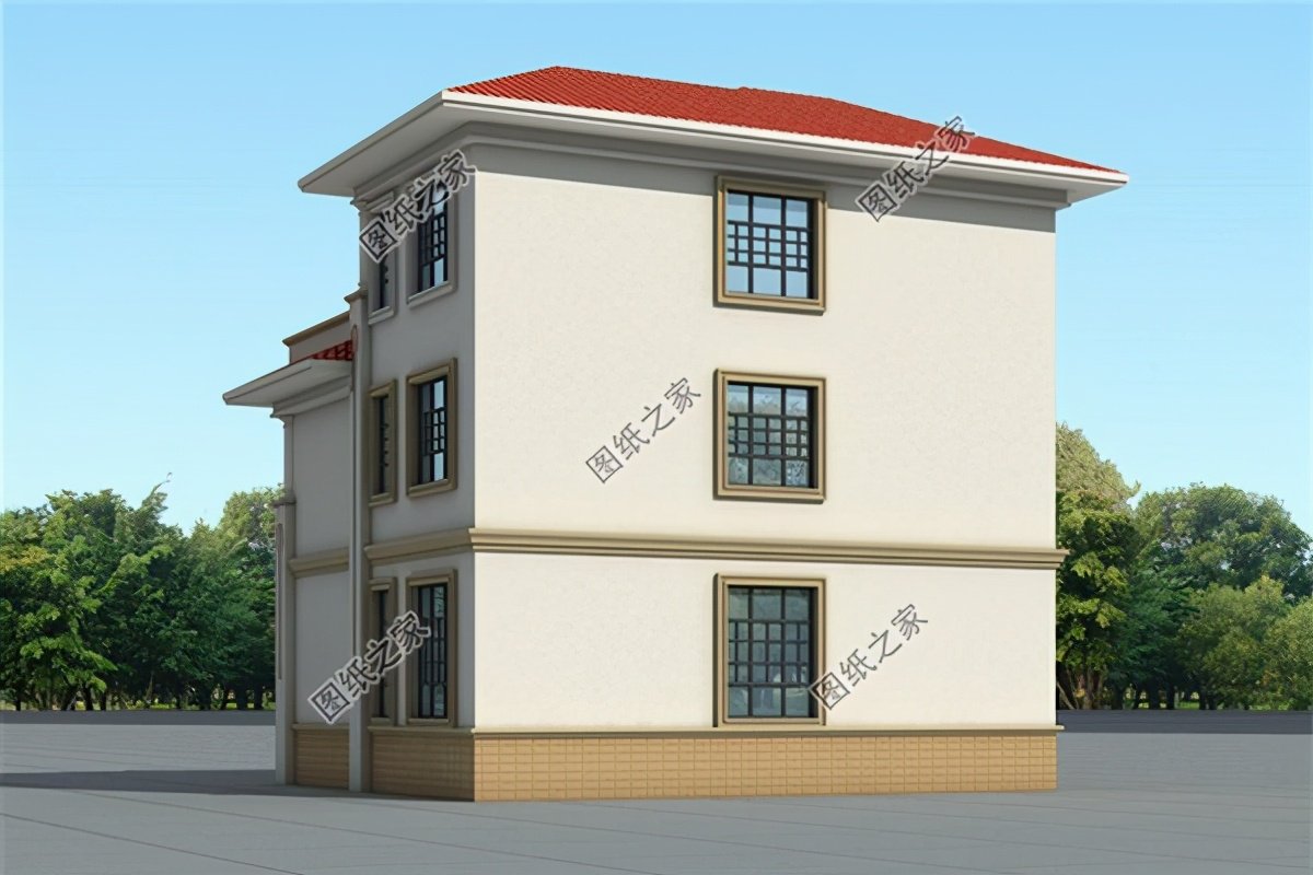 進(jìn)深9米的別墅，在農(nóng)村建的相當(dāng)火熱，顏值和布局挑不出毛病