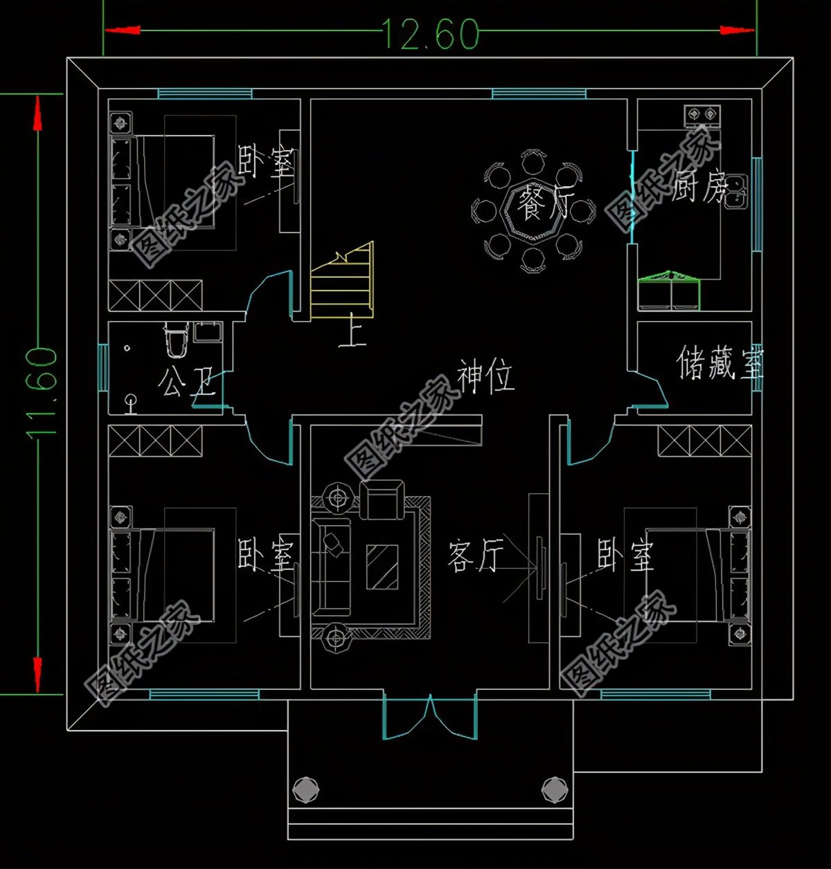 寬13長12的自建房設計，馬上收藏起來，助你年后開工大吉