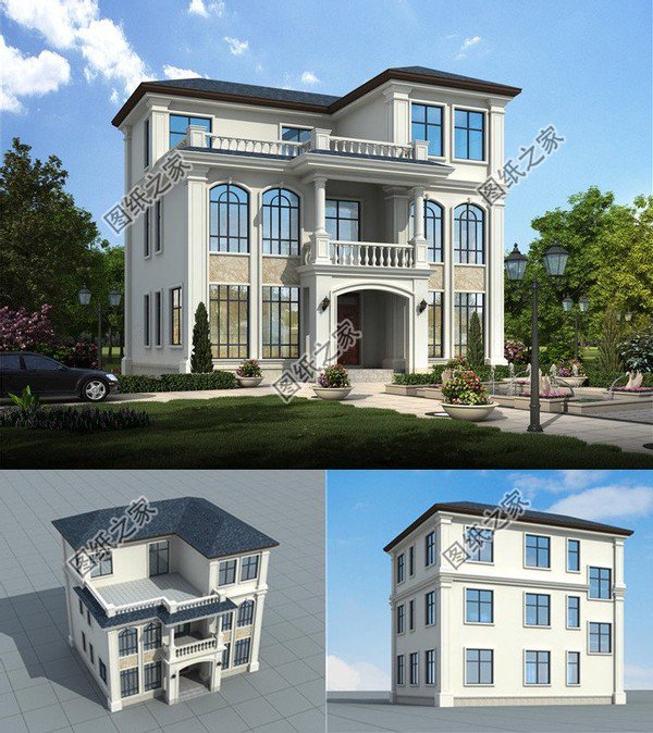 2024年設(shè)計(jì)師款的中式三層樓，古典淡雅，發(fā)現(xiàn)細(xì)節(jié)之美