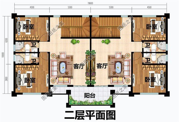 單戶開間10米左右雙拼房，小弟齊心建一棟，建房成本省一半