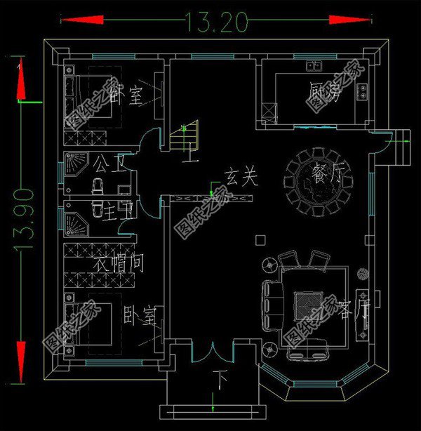 14米乘13米的農(nóng)村樓房設(shè)計，造型美觀，村里看了都夸好