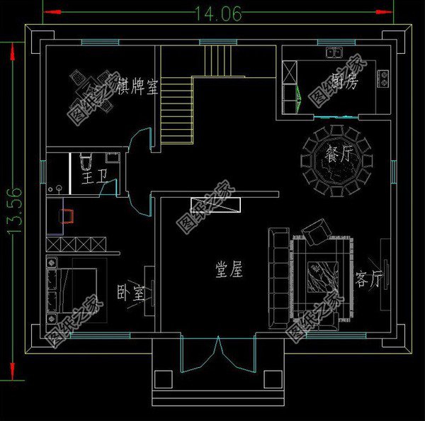14米乘13米的農(nóng)村樓房設(shè)計，造型美觀，村里看了都夸好