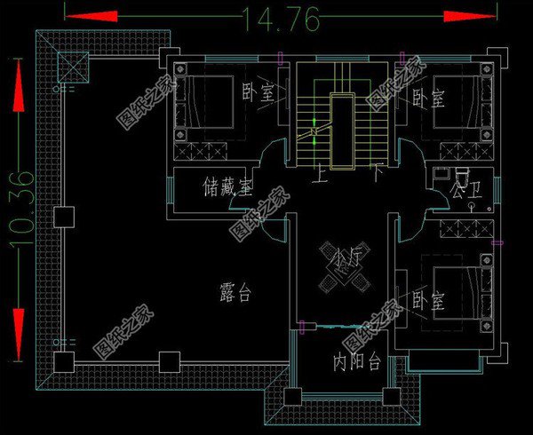農村4間二層房，建房選這三款方方正正，這才是穩(wěn)妥的別墅戶型
