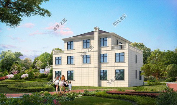 宅基地200平建的三層別墅，別告訴我你不喜歡這樣的，我不信