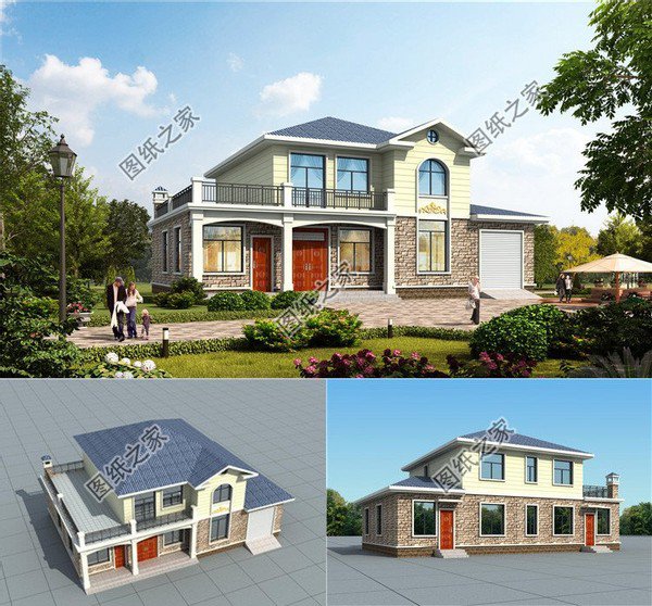 13款農(nóng)村二層房圖，趁著村里還沒人建，趕緊收了