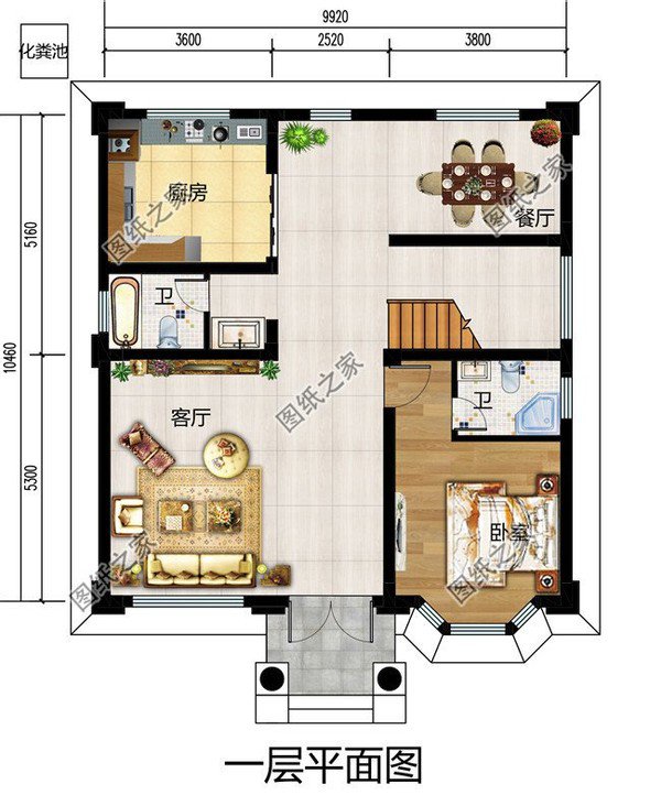 農(nóng)村120平至110平之間的三層自建房，看看是不是符合你家的面積