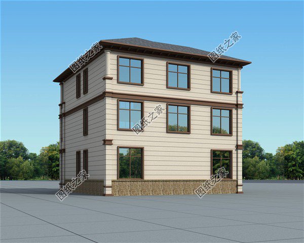 農(nóng)村165平三層別墅戶(hù)型圖，品位提升，主體造價(jià)均不超過(guò)25萬(wàn)