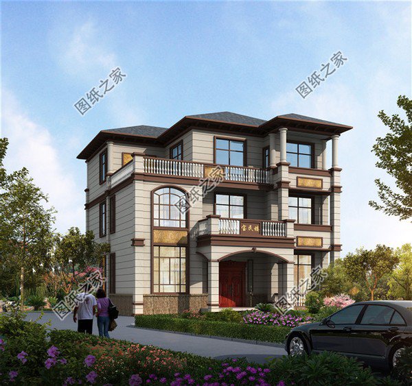 農(nóng)村165平三層別墅戶(hù)型圖，品位提升，主體造價(jià)均不超過(guò)25萬(wàn)