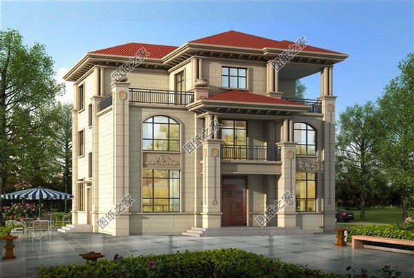 農(nóng)村165平三層別墅戶(hù)型圖，品位提升，主體造價(jià)均不超過(guò)25萬(wàn)