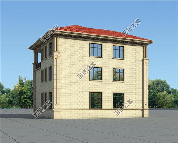 農(nóng)村165平三層別墅戶(hù)型圖，品位提升，主體造價(jià)均不超過(guò)25萬(wàn)