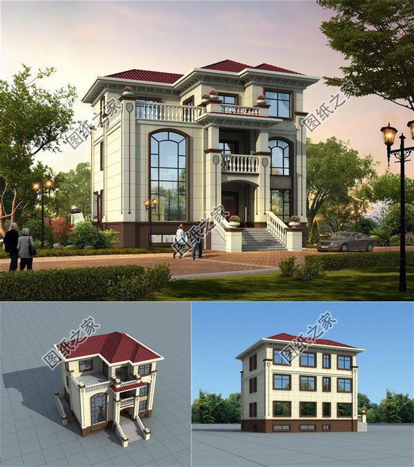 南方農(nóng)村三層半房屋設(shè)計(jì)圖，設(shè)計(jì)創(chuàng)經(jīng)典，是該享受生活了