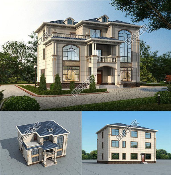 南方農(nóng)村三層半房屋設(shè)計(jì)圖，設(shè)計(jì)創(chuàng)經(jīng)典，是該享受生活了