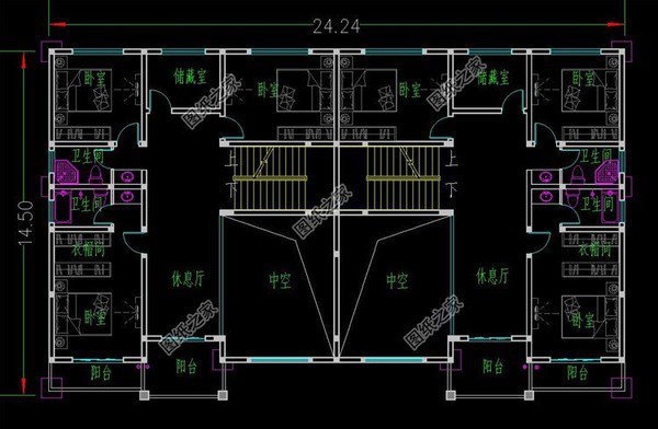 農村自建六開間的雙拼別墅，兄弟建房不能錯過，來看看