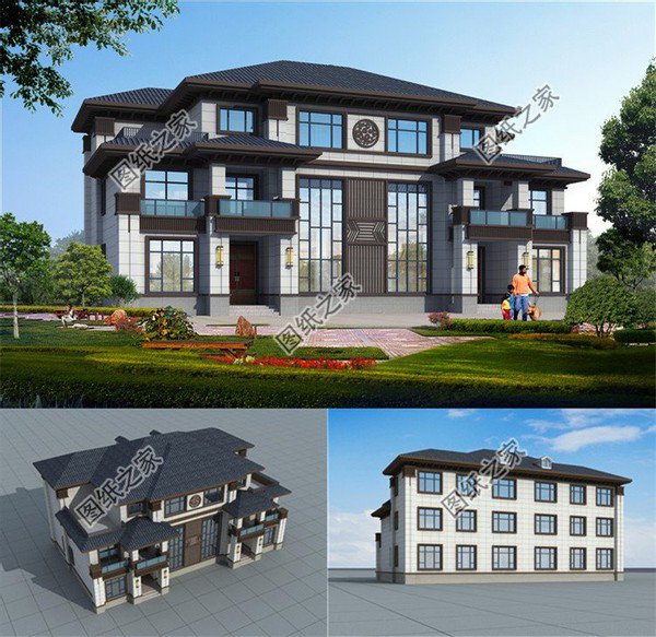 農村自建六開間的雙拼別墅，兄弟建房不能錯過，來看看