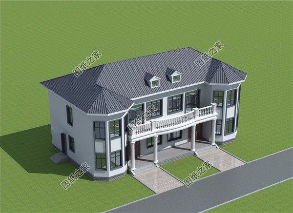 農村自建六開間的雙拼別墅，兄弟建房不能錯過，來看看