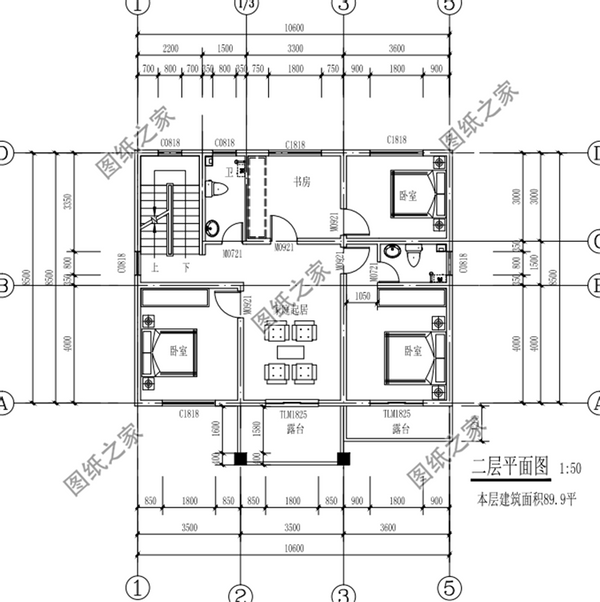 100平內(nèi)三層別墅設(shè)計(jì)圖，造價(jià)不高戶型實(shí)用，唾手可得