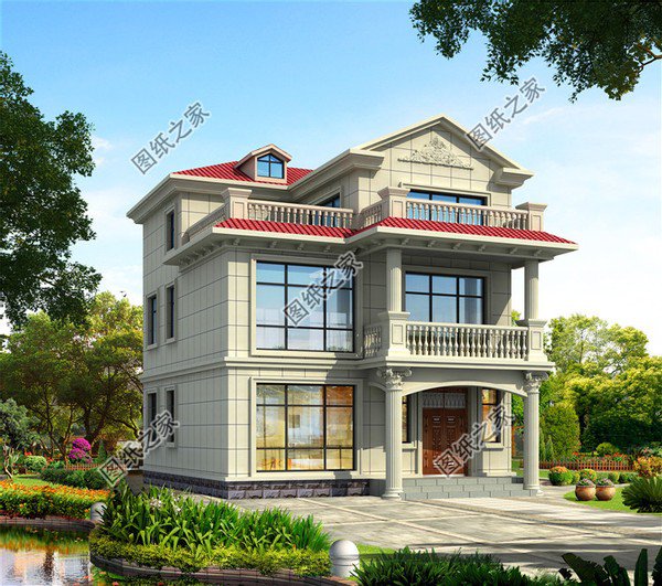 100平內(nèi)三層別墅設(shè)計(jì)圖，造價(jià)不高戶型實(shí)用，唾手可得