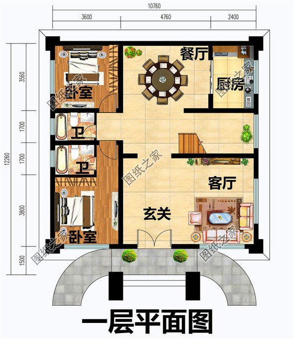 農(nóng)村二層半自建房設(shè)計圖，建房首選，看看哪款最適合你？