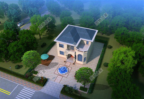 簡單戶型二層樓效果圖，戶型簡約造價低，農(nóng)村建房無壓力