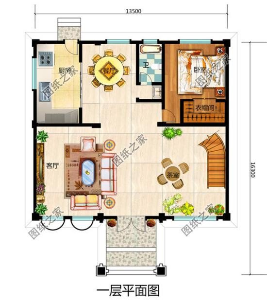四層大戶(hù)型別墅設(shè)計(jì)圖，建在農(nóng)村倍有面，未來(lái)建房標(biāo)桿
