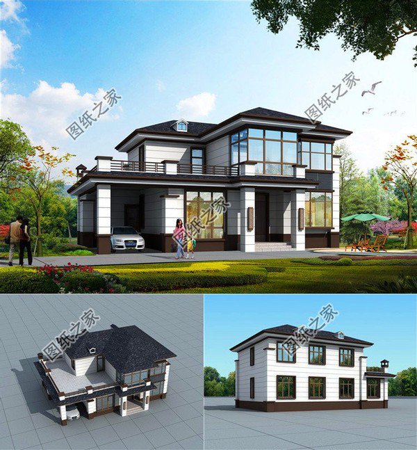 農(nóng)村四間二層別墅設(shè)計(jì)圖，時(shí)髦又大氣，快來看一看哪一款是您的最愛