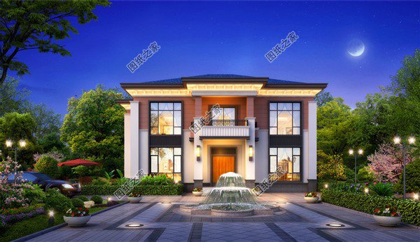 現(xiàn)代二層別墅設(shè)計圖，造價低外觀美，收藏后趕快回家建吧